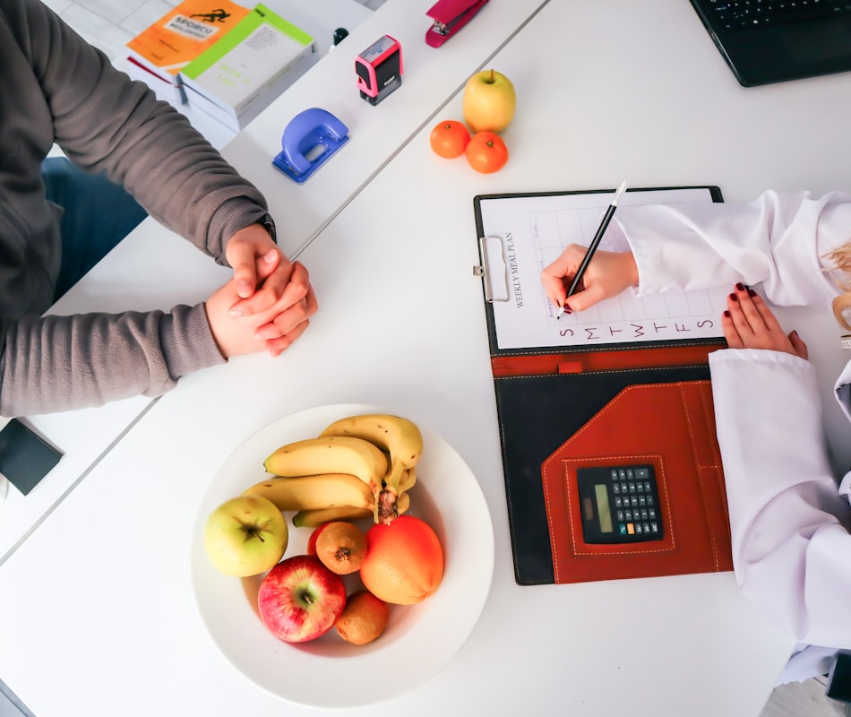 Nutrition coaching consultation session